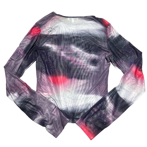 Miaou Multicolor Motion Long Sleeve T-Shirt - Picture 2 of 4